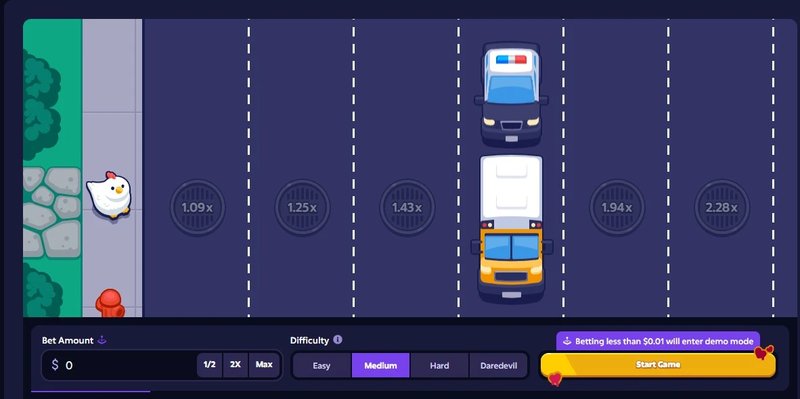 Overview of mission uncrossable free play
